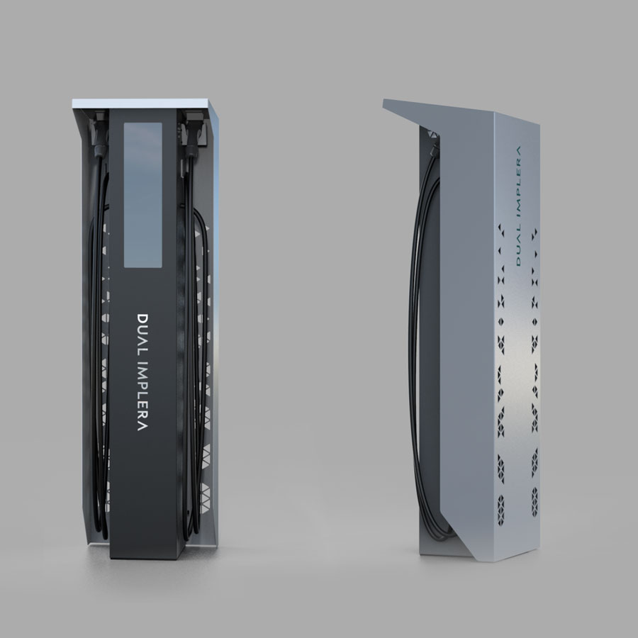 H-Series free-standing IMPLERA charging stations